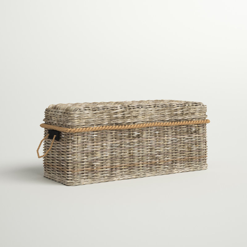Sand & Stable Kent Wicker / Rattan Wicker Trunk & Reviews Wayfair